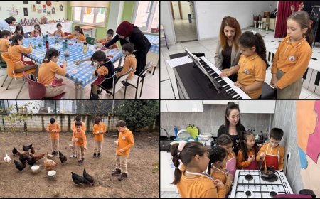 Öğrenciler gündelik yaşam pratiklerini eğlenerek ve yaşayarak deneyimliyor