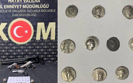 Kargoda yakalandı: Helenistik döneme ait 26 sikke ele geçirildi