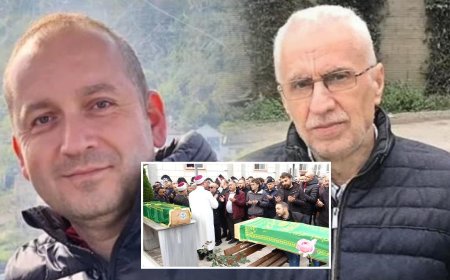 Mezar yeri bakmaya giderken can verdiler! Dayı ve yeğen gözyaşlarıyla defnedildi