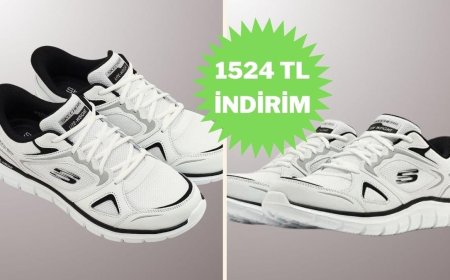 Ayağınızda yokmuş gibi hissettiren Skechers ayakkabıda bugün büyük indirim var!