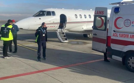 Ambulans uçak, 4 günlük bebek için havalandı