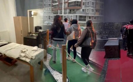 Masaj salonlarına fuhuş baskını: Kurdukları sistem şaşkına çevirdi!