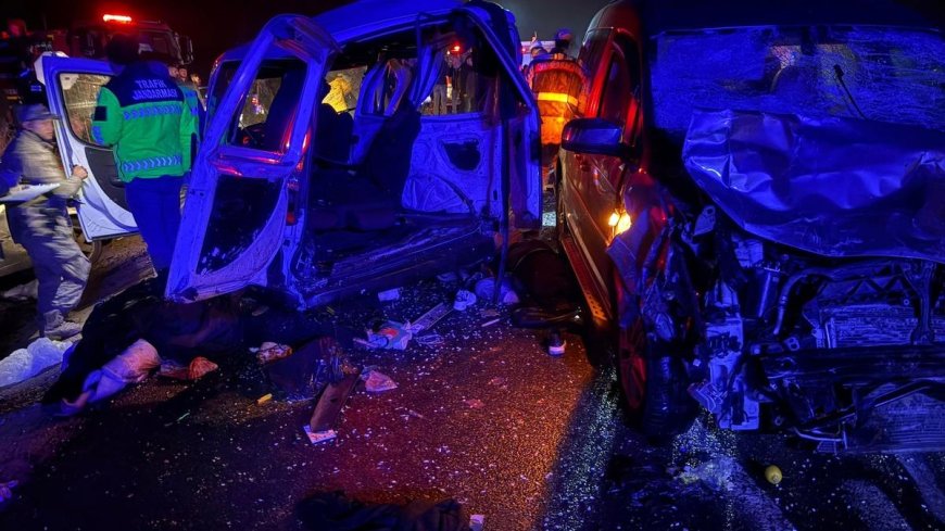 Mardin’de feci kaza: 3 ölü, 1'i ağır 6 yaralı